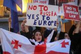 Návrh zákona o zahraničním vlivu v Gruzii vyvolává rozsáhlé protesty