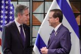 Blinken na schůzce s izraelským prezidentem Jicchakem Herzogem