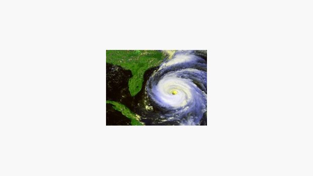 Snímek hurikánu Rita