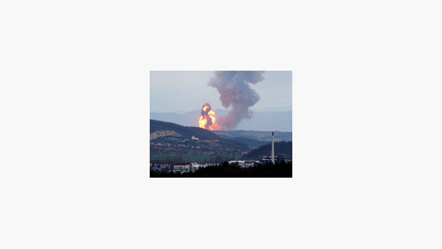 výbuch muničního skladu v Novákách