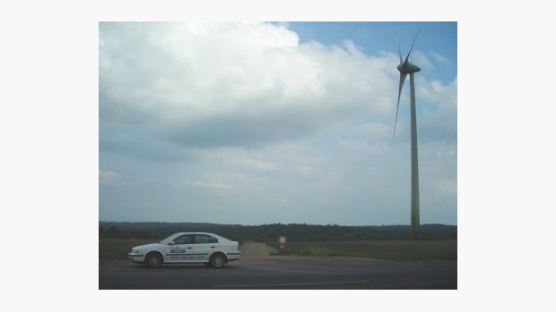 Petrovice - větrná elektrárna