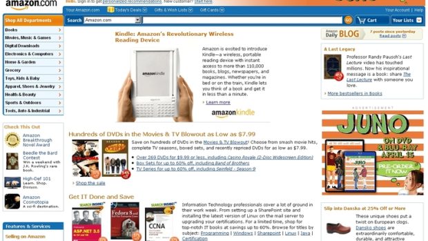 Homepage Amazonu