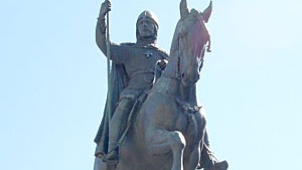 Socha svatého Václava v Praze na Václavském náměstí