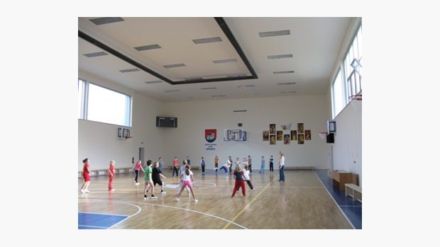 Nová tělocvična Základní školy v Sadské