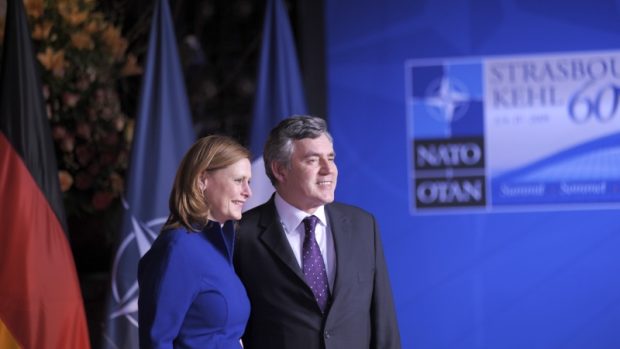 Gordon Brown s manželkou Sarah