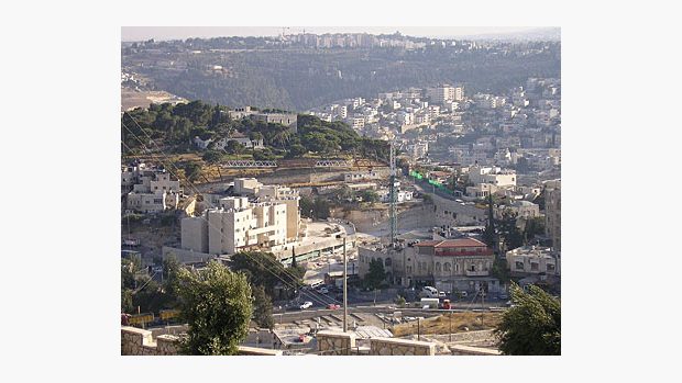 Izraelské domy pod Olivovou horou