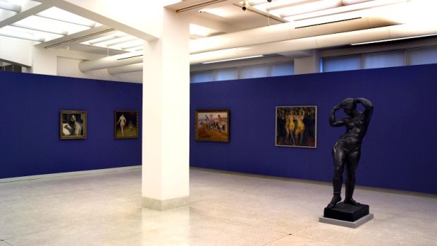 Pohled do expozice sbírky moderního a současného umění Národní galerie