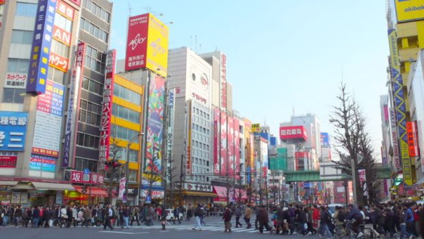 Akihabara je japonská čtvrť proslulá množstvím obchodů, které nabízejí mangu, anime, počítačové hry a podobné zboží. Zkrátka ráj pro každého otaku