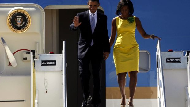 Americký prezident Barack Obama s manželkou Michelle
