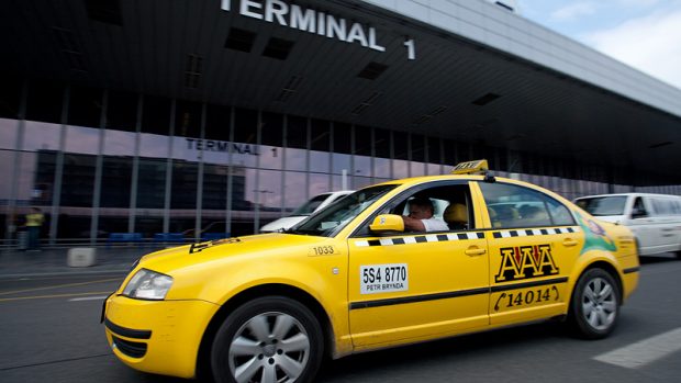 Taxi - doprava v Praze. Ilustrační foto