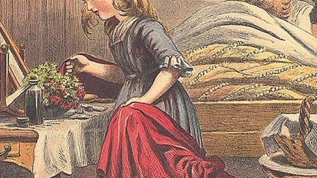 Červená Karkulka, ilustrace z roku 1868