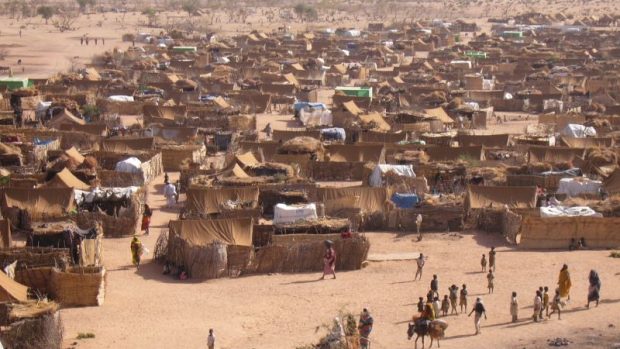Uprchlický tábor dárfúrských obyvatel v Čadu