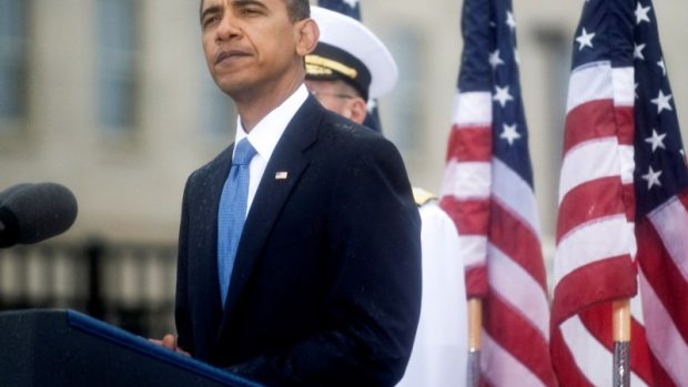 Americký prezident Barack Obama při projevu