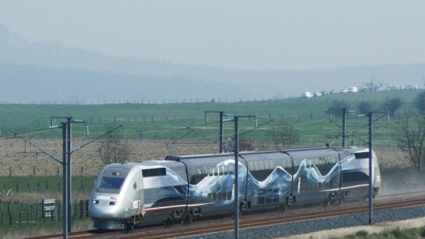 Vlak TGV, max. rychlost: 575 km/h