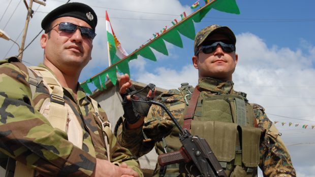 Kurdští ozbrojenci bojovali proti Saddámovi.jpg