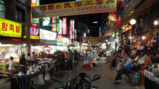 Tržnice v Soulu