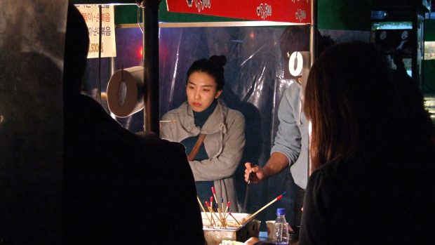Korejci se rádi stravují na ulicích, Soul