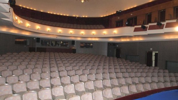 Současná podoba divadelního sálu Městského divadla Kladno