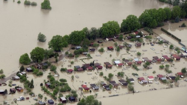 záplavy v Ostravě - Výškovicích