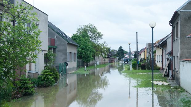 Zaplavené ulice Troubek