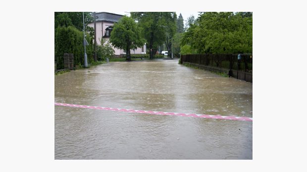 rozvodněná Bečva