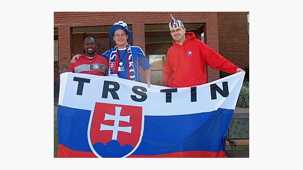 Slovenští fanoušci v Pretorii
