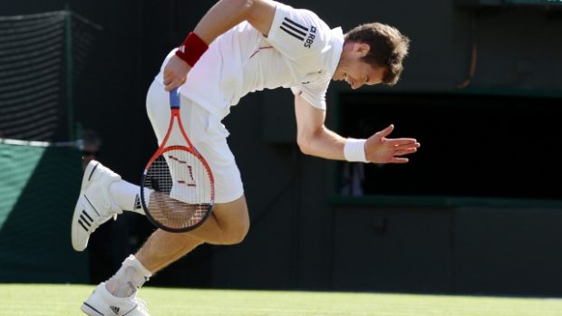 Britský tenista Andy Murray, přemožitel Čecha Jana Hájka