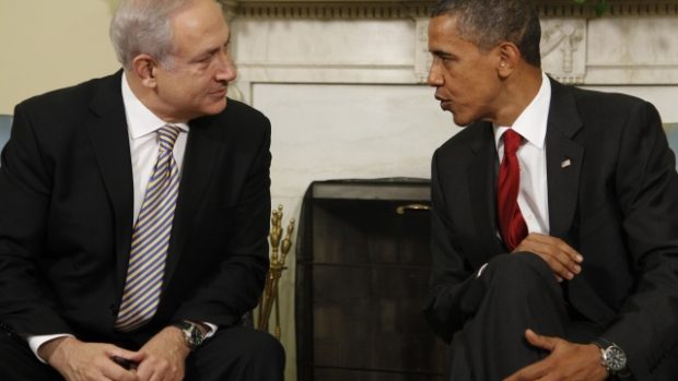 Izraelský premiér Benjamin Netanjahu a americký prezident Barack Obama.