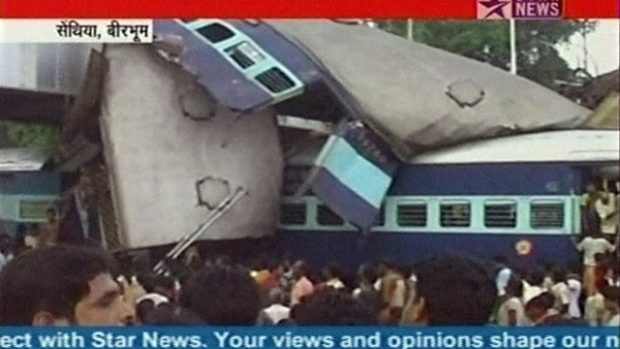 Srážka vlaků ve východní Indii