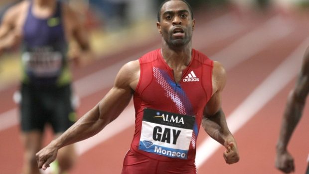 Američan Tyson Gay - vítěz běhu na 200 metrů