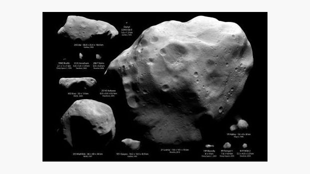 Zkoumané asteroidy a komety