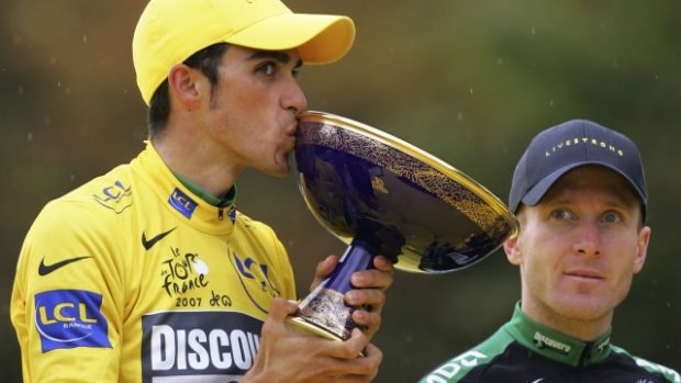 Vítěz Tour de France Alberto Contador