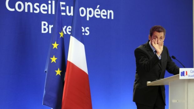 Nicolas Sarkozy na summitu EU