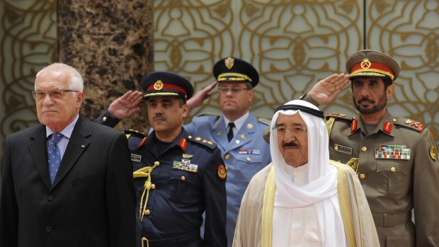 Prezident Klaus s kuvajtským emirem