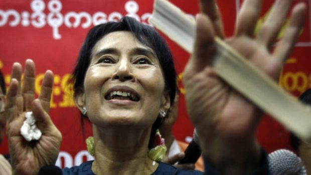 Su Ťij po sedmi letech pronesla politický projev.
