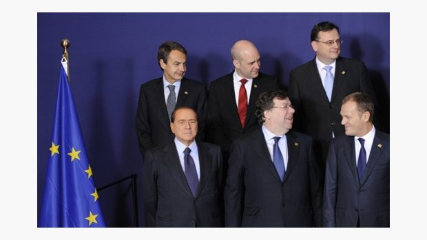 Představitelé států EU na summitu v Bruselu