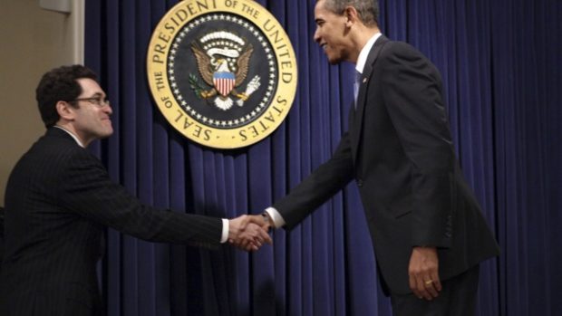 Norman Eisen (vlevo) a Barack Obama.