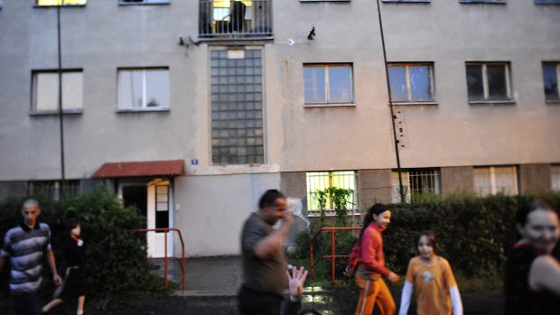 Romové ve Varnsdorfu, městská ubytovna