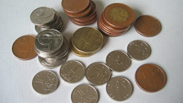 české peníze, mince, koruny