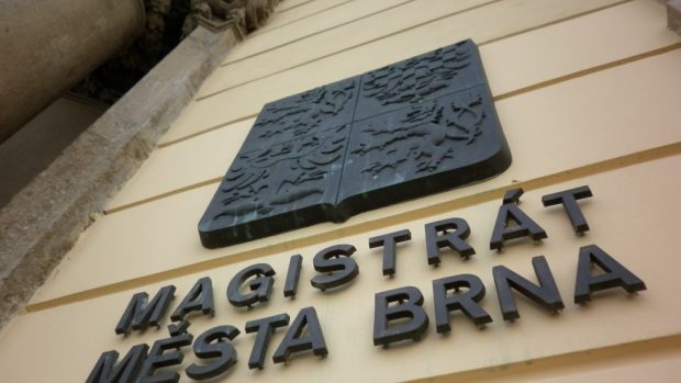 Magistrát města Brna - detail označení budovy