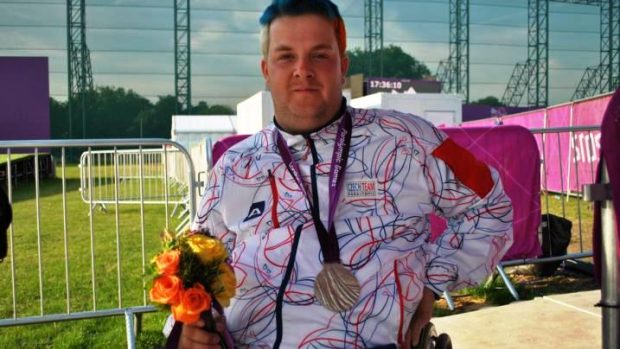 Stříbrný medailista z londýnské paralympiády David Drahonínský