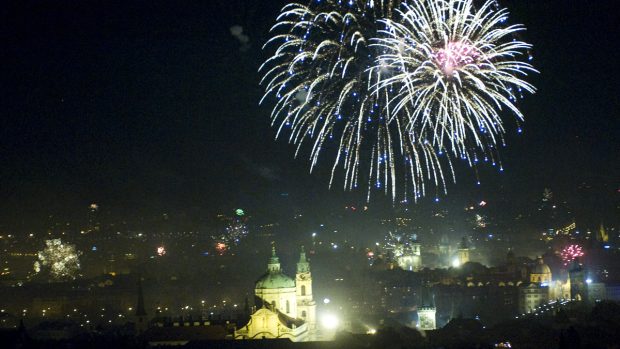 Silvestrovské oslavy v Praze (ilustrační foto)