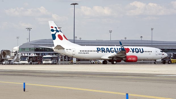 Letiště Václava Havla, letadlo, České aerolinie (ilustrační foto)