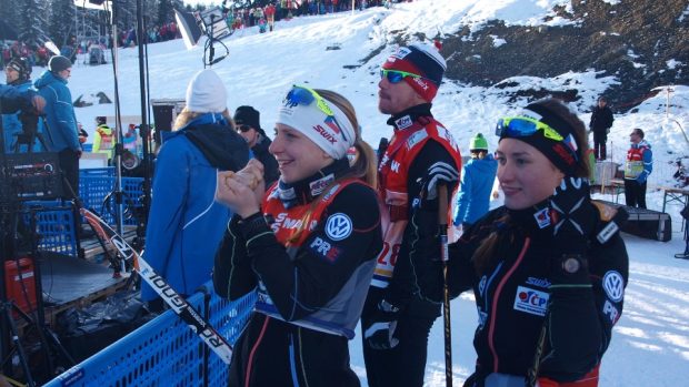 Nová krev v týmu běžkyň na lyžích - zleva Karolína Grohová a Petra Nováková