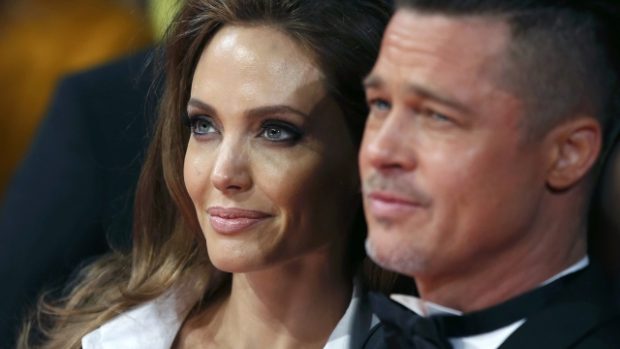 Na předávání cen do Londýna dorazila i  Angelina Jolie s  Bradem Pittem