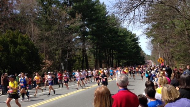 Atmosféra bostonského maratonu na kótě 20 km