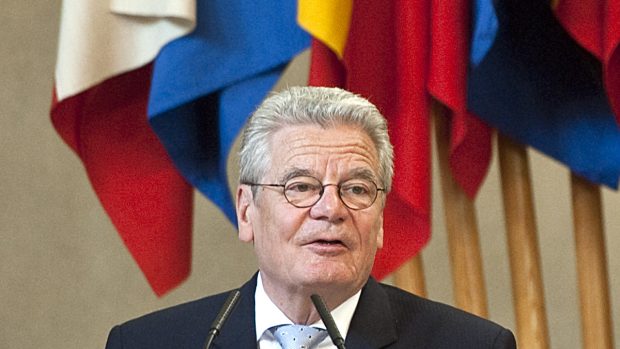 Joachim Gauck na slavnostním shromáždění, Univerzita Karlova