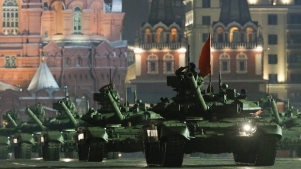 Ruská armáda se připravuje na vojenskou přehlídku ke Dni vítězství v moskvě
