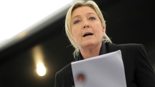 Šéfka francouzské krajně pravicové Národní fronty Marine Le Penová