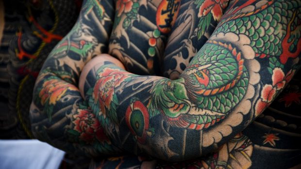 Japonské tetování jakuzy
